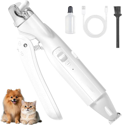Cat and dog nail clippers with LED lights